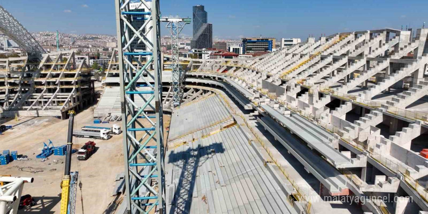 Ankara’nın yeni stadyum kompleksi hızla tamamlanıyor