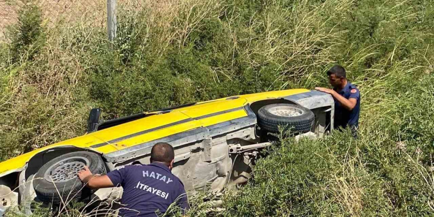 Antakya’da trafik kazası: 1 yaralı