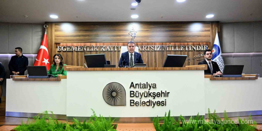 Antalya Büyükşehir Belediyesi’nin 2025 yılı tahmini bütçesi 39 milyar TL