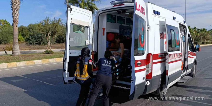 Antalya’da 2 motosiklet çarpıştı: 1 yaralı