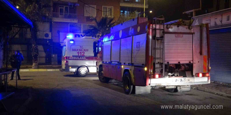 Antalya’da apartman dairesinde korkutan yangın