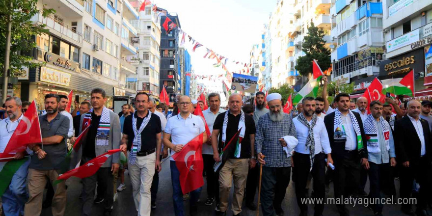 Antalya’da Filistin’e destek yürüyüşü