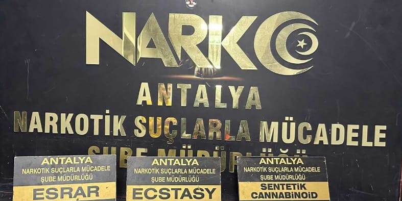 Antalya’da zehir tacirlerine darbe: Son 1 haftada 19 tutuklama