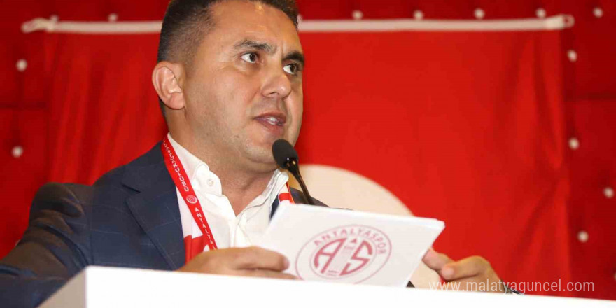 Antalyaspor Kulübü’nün yeni başkanı Mustafa Ergün oldu