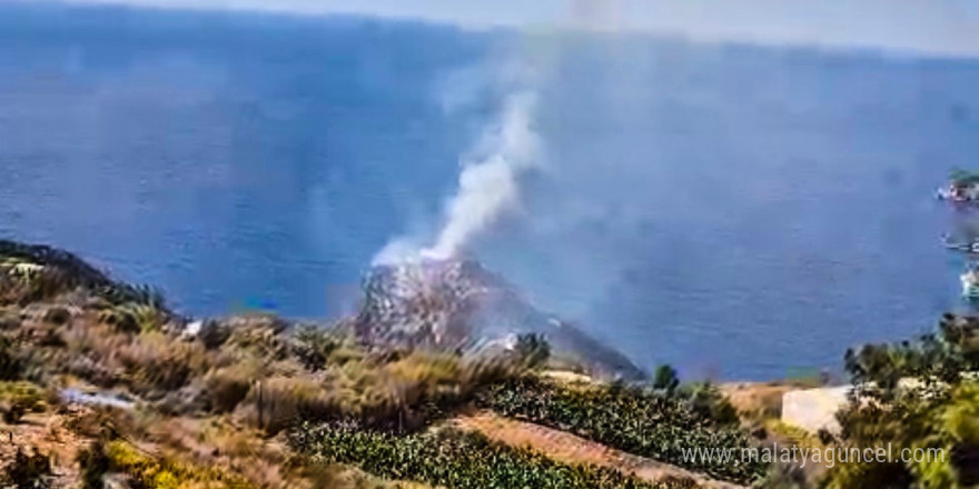 Antiochia Ad Cragum antik kentindeki tarihi kalede yangın çıktı