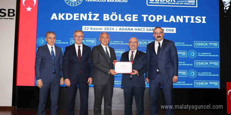 AOSB’ye “Yeşil OSB” belgesi