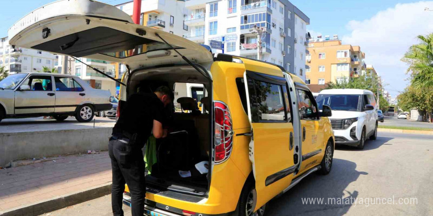 Aranması olan taksi şoförü 5 kilometrelik kovalamaca ile yakalandı