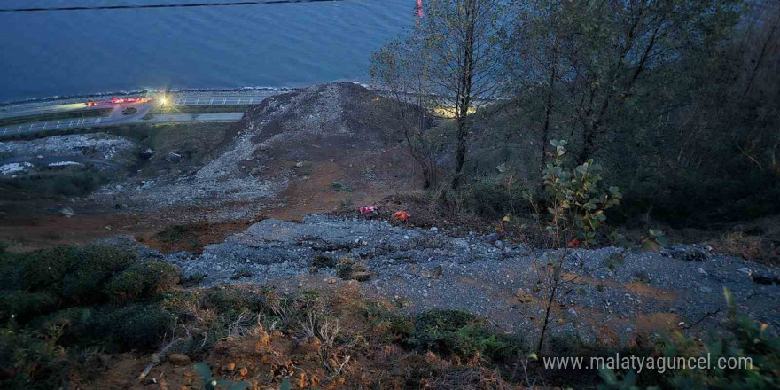 Arhavi’deki heyelanın boyutu gün ağarınca ortaya çıktı