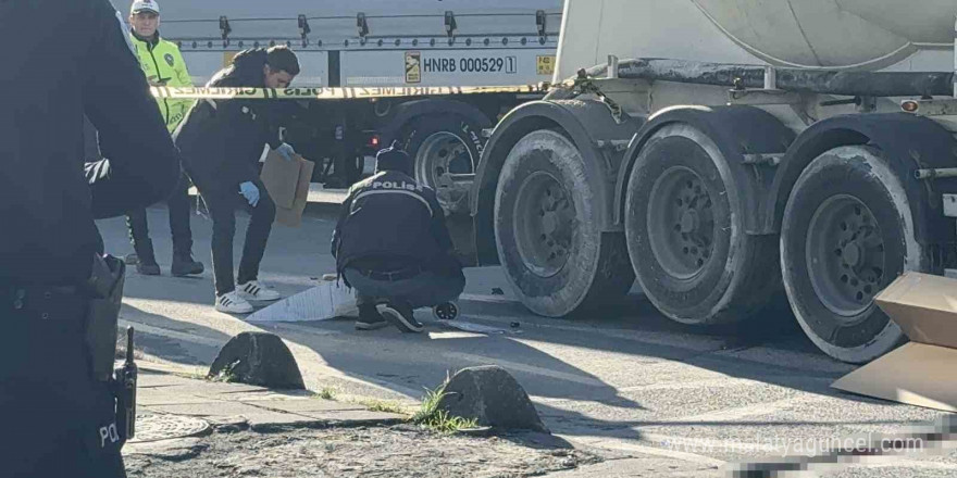 Arnavutköy’de yaşlı adam tankerin altında kalarak hayatını kaybetti