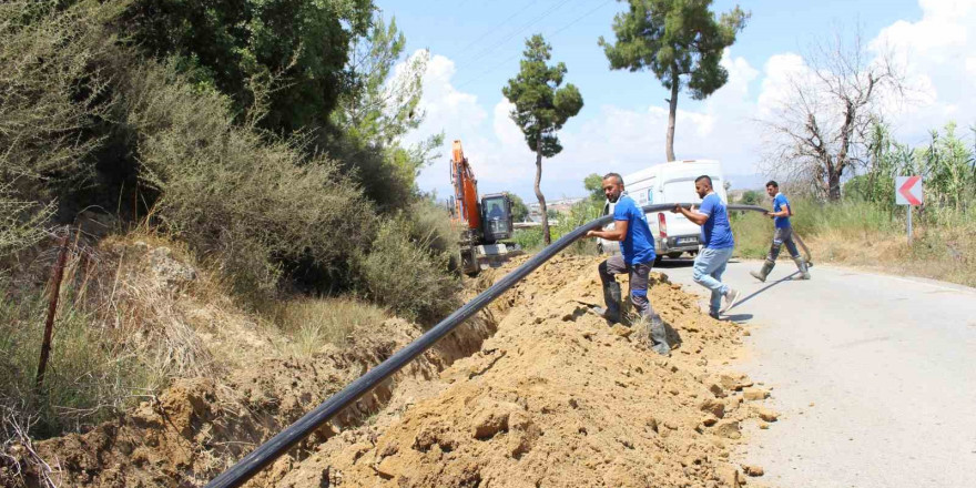 ASAT Manavgat Karaöz’de su borularını yeniliyor