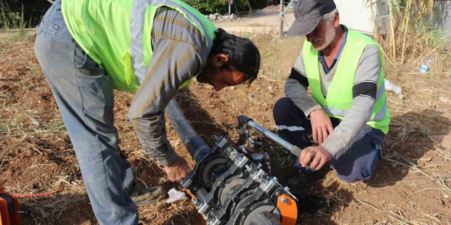 ASAT’dan Serik Yukarıkocayatak Mahallesi’ne yeni içme suyu hattı