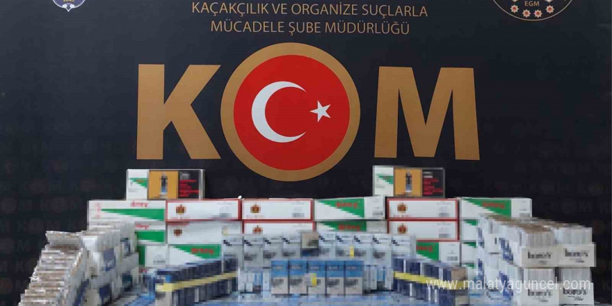 Aşkale’de kaçak sigara operasyonu