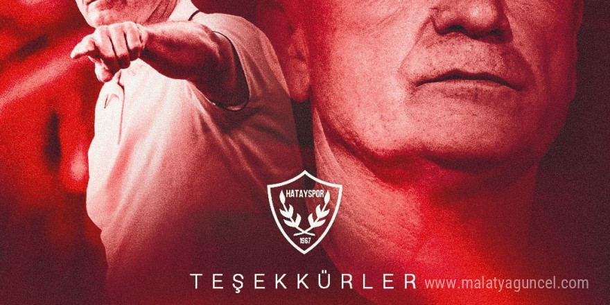 Atakaş Hatayspor, Rıza Çalımbay ile yollarını ayırdı