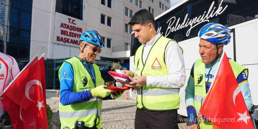 Ataşehir’den Anıtkabir’e kadar pedal çevirecekler