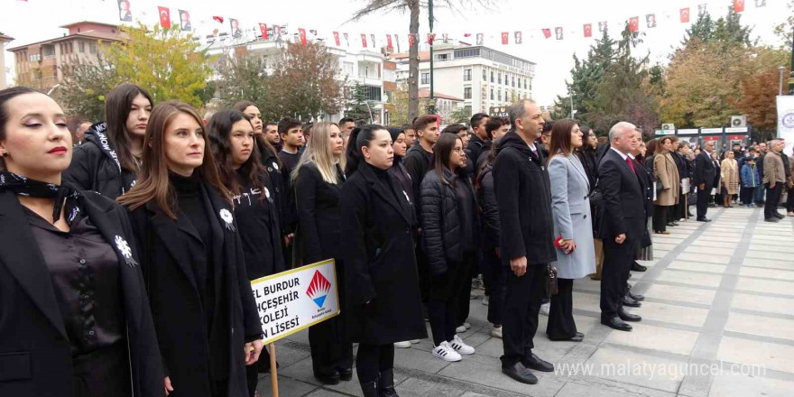 Atatürk, ölümünün 86’ıncı yılında Burdur’da törenlerle anıldı