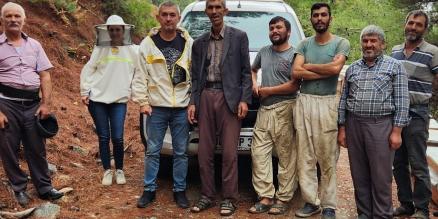 Atburgazı Mahallesi’nde arılı kovan tespiti yapıldı