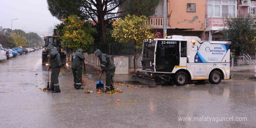 Aydın Büyükşehir Belediyesi ve ASKİ tam kadro sahada