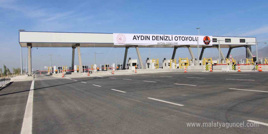 Aydın-Denizli Otoyolu hizmete açıldı