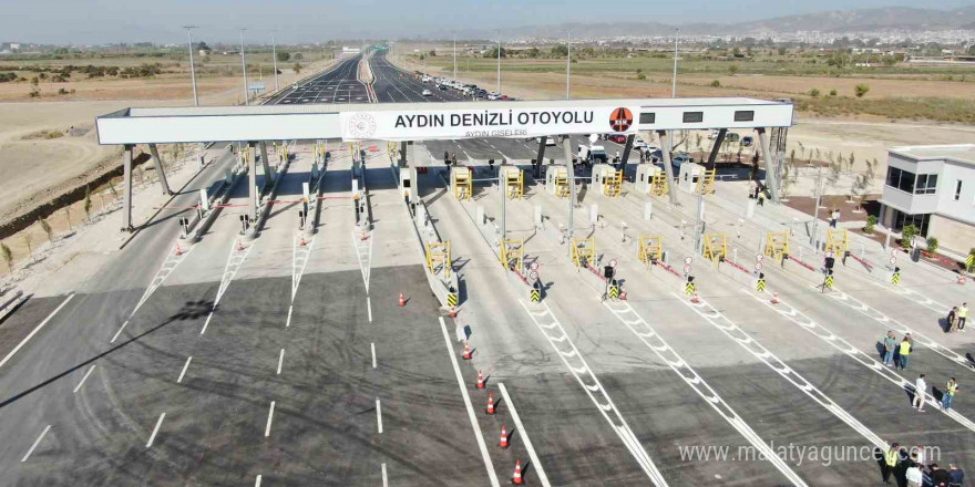 Aydın-Denizli Otoyolu hizmete açıldı