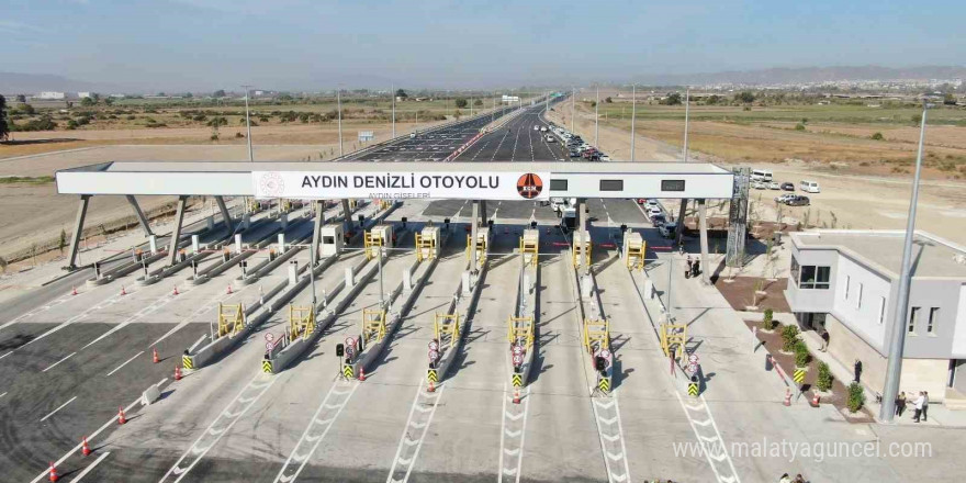 Aydın-Denizli Otoyolu’ndan 3 günde 22 bin araç geçti