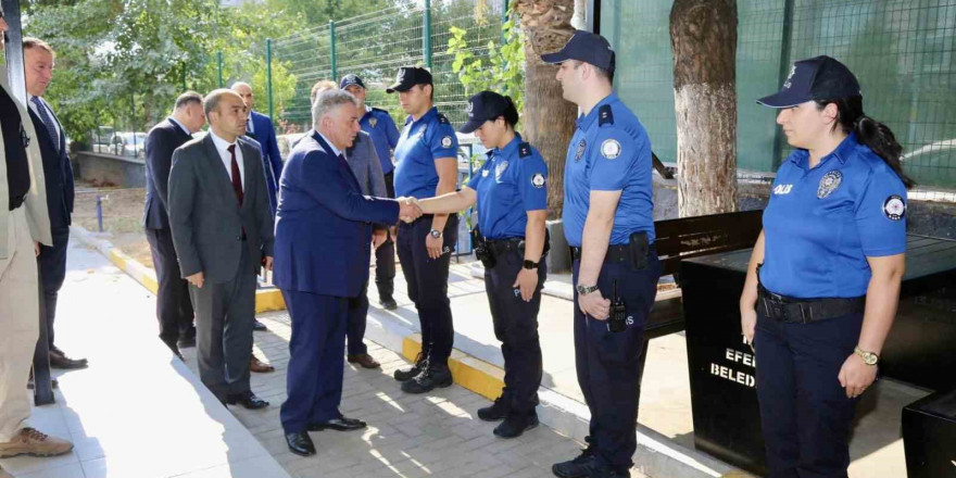 Aydın İl Emniyet Müdürü Erdoğan çalışmalar hakkında bilgi aldı