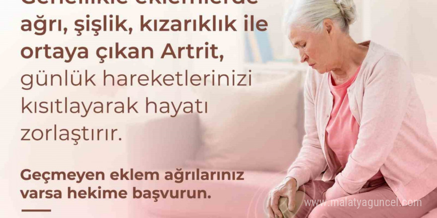 Aydın İl Sağlık Müdürlüğü’nden artrit ile yaşam ipuçları