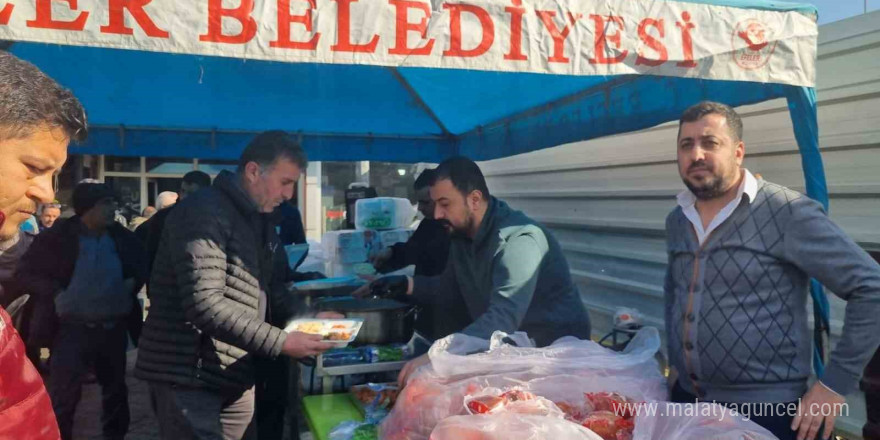 Aydın sanayi esnafı, geleneksel hayır yemeğini gerçekleştirdi