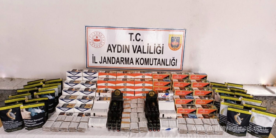 Aydın’da 115 kilo bandrolsüz tütün ele geçirildi