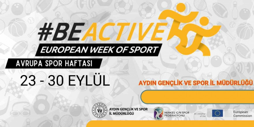 Aydın’da Avrupa Spor Haftası heyecanı başlıyor