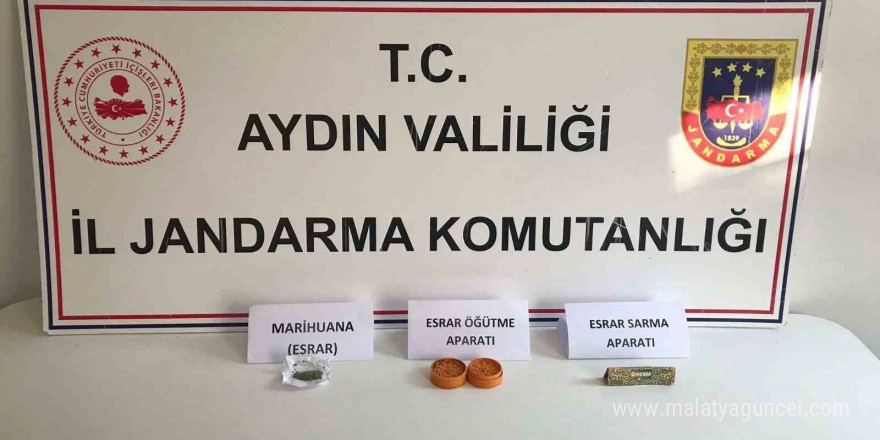 Aydın’da jandarma ekipleri uyuşturucuya geçit vermiyor