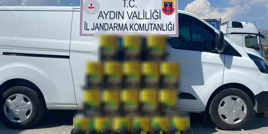 Aydın’da piyasa değeri 262 bin TL olan 750 litre sahte zeytinyağı yakalandı