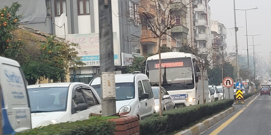 Aydın’da trafik yoğunluğu dikkat çekiyor