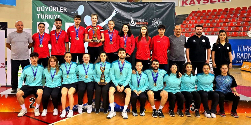 Badmintonda “Büyükler Türkiye Şampiyonu” Erzincan oldu