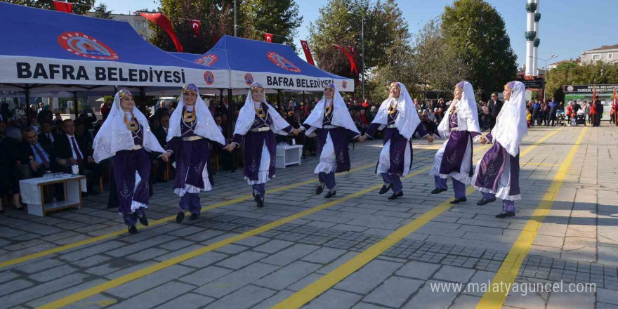 Bafra’da Cumhuriyet Bayramı coşkuyla kutlandı