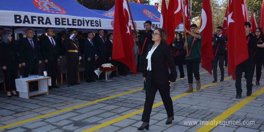 Bafra’da Cumhuriyet Bayramı coşkuyla kutlandı