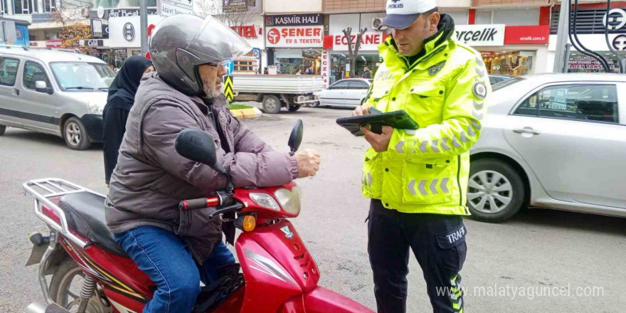 Bafra’da motosiklet denetimleri