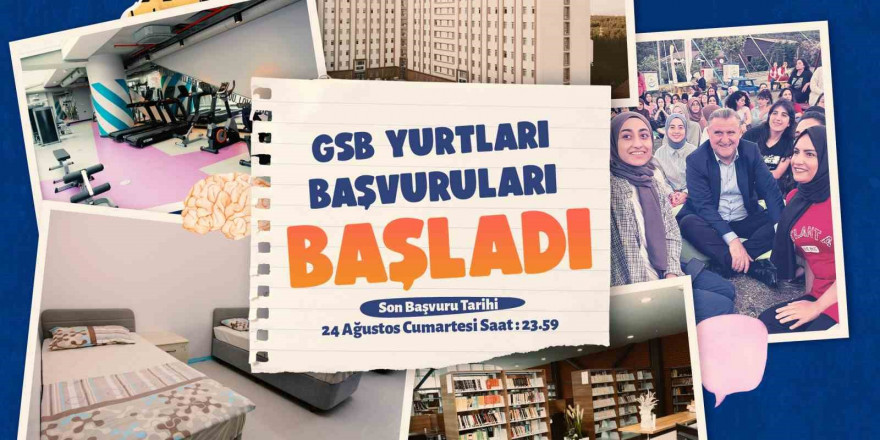 Bakan Bak GSB Yurt başvurularının başladığını duyurdu