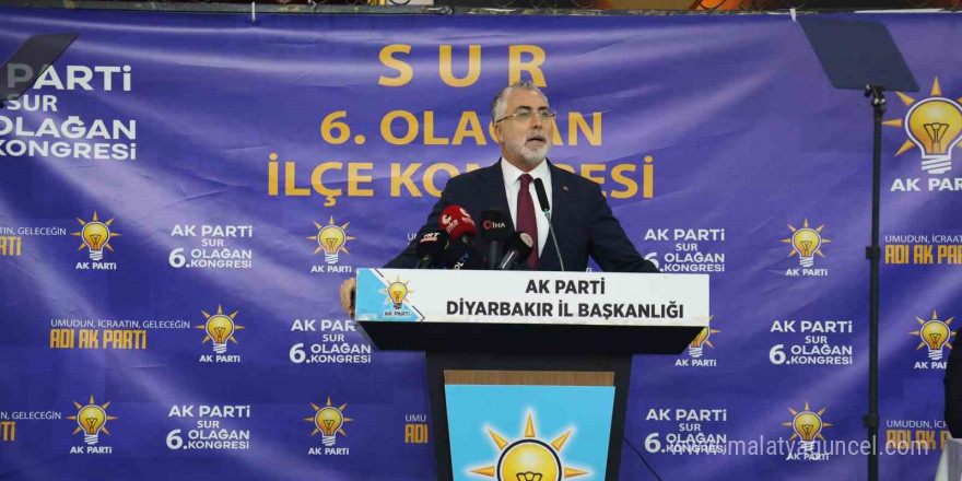 Bakan Işıkhan: “Bu şehrin; terörle, kaosla anıldığı günlere geri dönmesine asla izin vermeyeceğiz”