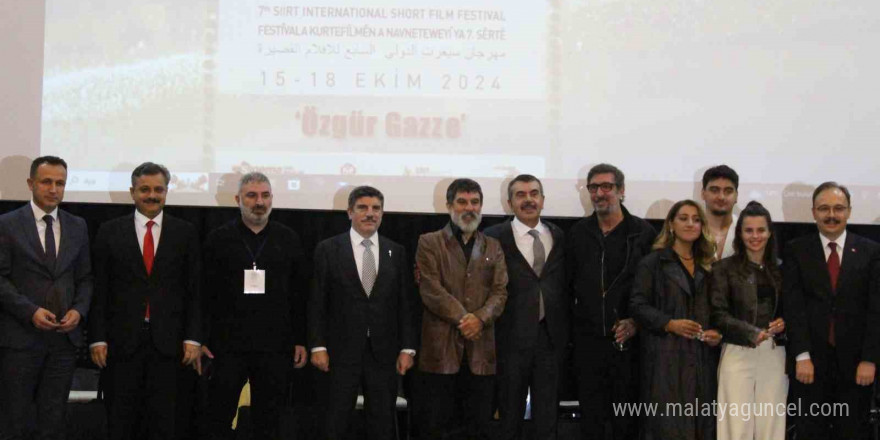 Bakan Tekin, 7. Siirt Uluslararası Kısa Film Festivali’ne katıldı