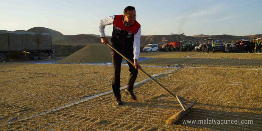 Bakan Yardımcısı Gizligider Çankırı’da çeltik hasadına katıldı