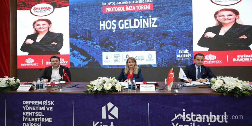 Bakırköy Belediyesi, KİPTAŞ ile kentsel dönüşüm protokolü imzaladı