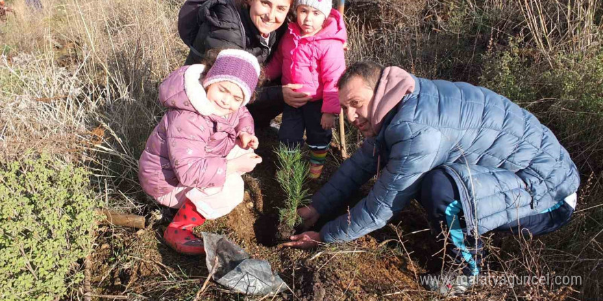 Balıkesir’de 7’den 70’e fidan diktiler