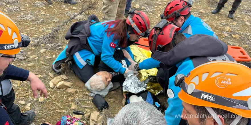 Balıkesir’de arazide kaybolan yaşlı kadın sağ olarak bulundu