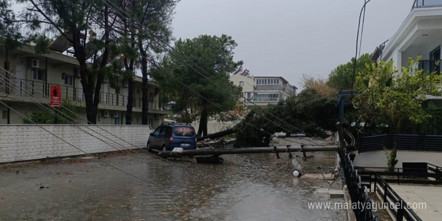 Balıkesir’de yağmur etkili oldu