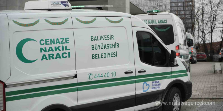 Balıkesir’deki patlamada hayatını kaybedenler Bursa Adli Tıp Kurumuna getirildi