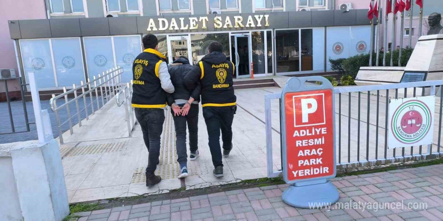 Bandırma’da aranan 14 kişi yakalandı