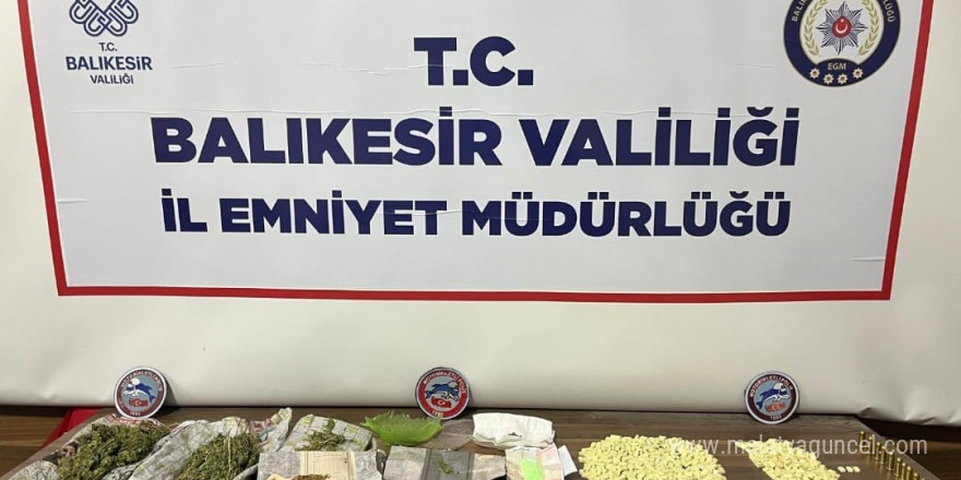 Bandırma’da uyuşturucu operasyonu: 895 adet uyuştucu hap ele geçirildi