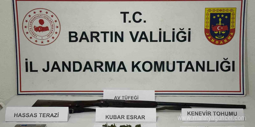 Bartın’da uyuşturucu operasyonu: 1 gözaltı