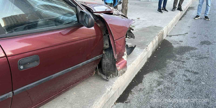 Başakşehir’de kaza: Aracına binecekken ölümden döndü