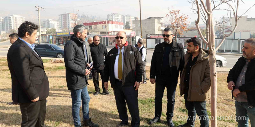 Başkan Akpınar’dan inşaat sahasında inceleme